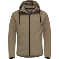 Cutter & Buck Men's Pemberton Lightweight Full Zip Hoodie in Khaki | Size: 4XL
