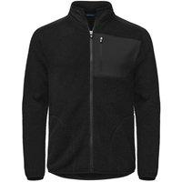 Cutter & Buck Men's Cascade Sherpa Fleece Jacket in Black | Size: 3XL