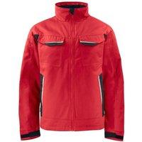 Projob Men's Reflective Detail Padded Jacket in Red | Size: XS