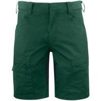 Projob Men's Stretch Plain Work Shorts in Green | Size: 32R