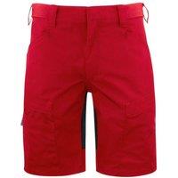 Projob Men's Stretch Plain Work Shorts in Red | Size: 31R
