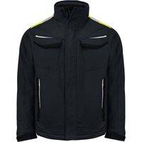 Projob Men's 5438 Cotton Padded Work Jacket in Black | Size: 3XL