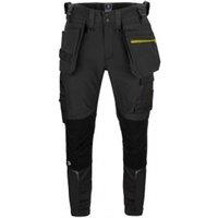 Projob Men's 5550 Modern Work Trousers in Black | Size: 40S