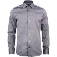 J Harvest & Frost Men's Point Collar Regular Shirt in Grey | Size: Medium
