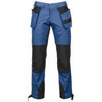 Projob Men's 3520 Stretch Adjustable Cuff Work Trousers in Blue | Size: 31R