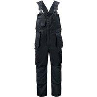 Projob Men's 5630 Multi Pocket Bib & Brace Overall in Black | Size: 32R