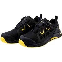 Projob Men's 9515 Oryx Nubuck Low Cut Safety Shoes in Black | Size: 10.5
