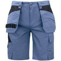 Projob Men's Polyester Work Shorts in Blue | Size: 44R
