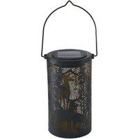 Kelvenix Solar Powered Fawn Deer LED Lights Metal Outdoor in Black | Size: 0.6m2