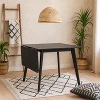 Wyld Haus Saffron Extending Black Wooden Dining Table