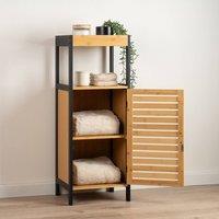 Scottish Everlastings Ltd Small Black & Natural Bathroom Unit