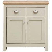 PAWNORA Living Room Furniture 2 Door Sideboard in Cream