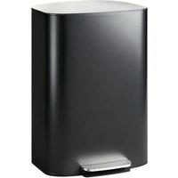 FORGEVIO Pedal Bin with Soft-Close Lid in Black