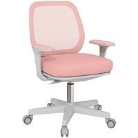 FORGEVIO Office Chair, 360 Degree Swivel Desk Chair in Pink