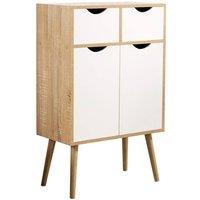 FORGEVIO Living Room Boden Furniture Sideboard 2 door 2 drawer in Brown