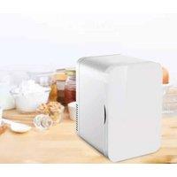 EONLION 8L Portable Mini Fridge Table Top Electric Small Cooler in White | Size: 100 cm