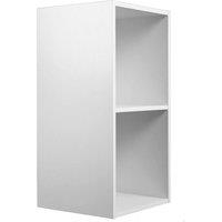 KORVIXA Vinyl LP Record Storage Box Cube 12 Cabinet Case Unit Rack in White | Size: 100 cm x 100 cm