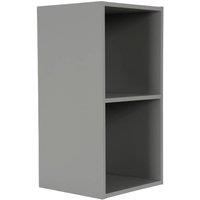 KORVIXA Vinyl LP Record Storage Box Cube 12 Cabinet Case Unit Rack in Grey | Size: 100 cm x 100 cm