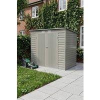 Living and Home 8x4FT Outdoor Metal Storage Shed in Grey