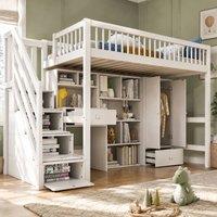 Rolipo Furniture/Beds in White | Size: Double