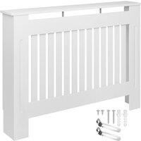tectake Radiator Cover Villa 112 X 19 X 82 Cm - White