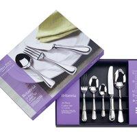 Arthur Price 'Britannia' Stainless Steel 34 Piece 8 Person Boxed Cutlery Set in Silver