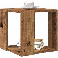 Berkfield Home Decorative Coffee Table Old Wood Solid Reclaimed Wood 32 x 32 x 30 cm in Brown