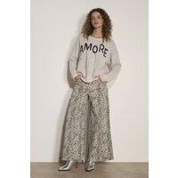 Apricot Women's Soft Knit Amore Jumper in Stone | Size: 16