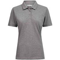 James Harvest Women's Supreme Classic Stretch Polo Shirt in Grey | Size: 2XL