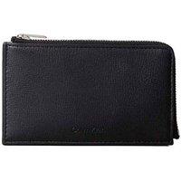 Calvin Klein Women's Foil Logo Long Zip Cardcase Black
