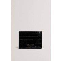 Ted Baker Women's Croc Effect Card Holder Black