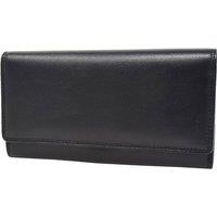 House of Leather Women's Womens Leather Purse Adelaide in Black