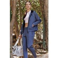 Tommy Life Women's Women's Hooded Zip Sweatshirt & Pants Set in Blue | Size: Medium