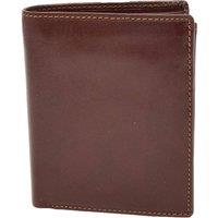 House of Leather Men's Mens Leather Bifold Large Wallet Toronto in Brown