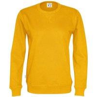 Cottover Men's Crew Neck Sweatshirt in Yellow | Size: Medium