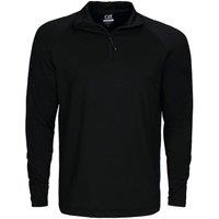 Cutter & Buck Men's Coos Bay Half Zip Sweatshirt in Black | Size: 3XL