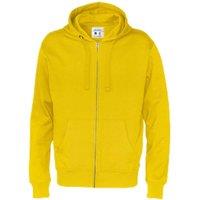 Cottover Men's Full Zip Hoodie in Yellow | Size: 2XL