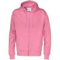 Cottover Men's Full Zip Hoodie in Pink | Size: 2XL