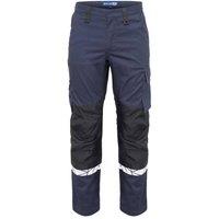 Projob Men's 7508 Polyester Work Trousers in Navy | Size: 34S