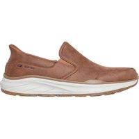 Skechers Men's Equalizer 6.0 Relaxed Fit Twin-Gore Slip-Ins Shoes Brown in Chestnut | Size: 12