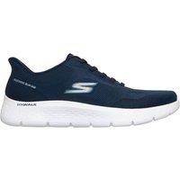 Skechers Men's GO WALK Flex Mesh Bungee Slip-Ins Trainers Navy | Size: 9