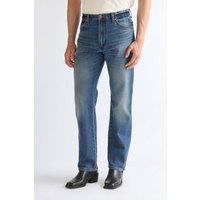 Wrangler Men's 13MWZ Original Cowboy Cut Denim Jeans Pacific Wash in Navy | Size: 34R