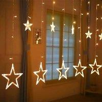 Living and Home LED Star Curtain String Lights