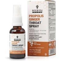 Bee&You Propolis Raw Honey Throat Spray with Ginger 30ml in Clear