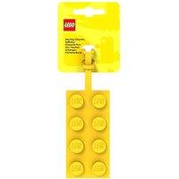 Lego Silicone Brick Luggage Tag in Yellow
