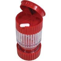 Loops 3 in 1 Pill Cutter & Crusher with Storage - Integrated Safety Blade - Plastic