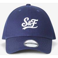 Spark & Flare Adjustable Metal Clasp Baseball Cap - Navy