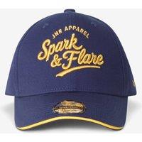 Spark & Flare Adjustable Metal Clasp Baseball Cap - Navy x Gold