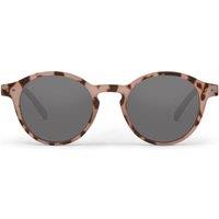 Spark & Flare Palermo Round Sunglasses - Blush Tortoise