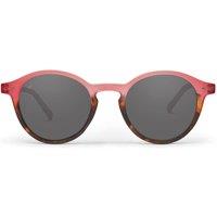 Spark & Flare Palermo Round Sunglasses - Coral x Tortoise